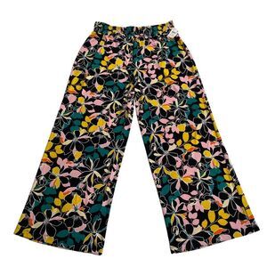 Bar III Floral Fusion Miami Bloom Wide Leg Pull On Pants Sz XL NWT